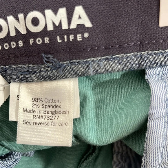 Sonoma Goods For Life 5" Flexwear Flat-Front Shorts With Pockets Size 38 NEW - Picture 6 of 8